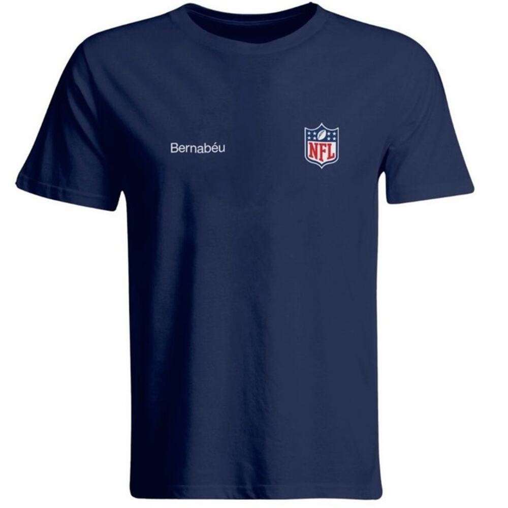 Men’s Navy Bernabéu x NFL Crest T-Shirt sz L